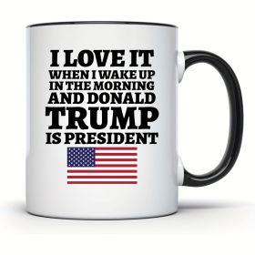 Ceramic Coffee Cup (Option: Black Trump)